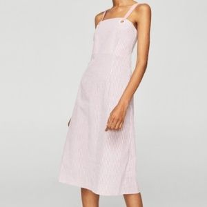 Mango Pink Stripe Dress